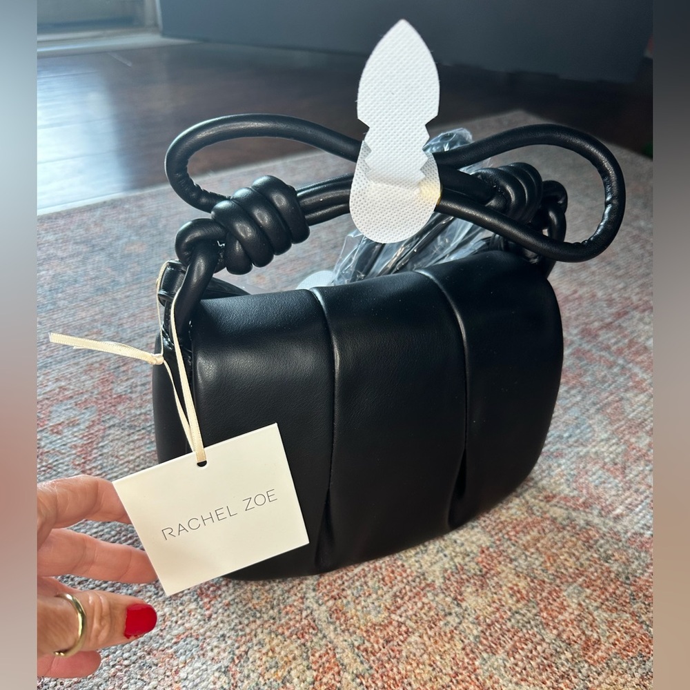 NWT Rachel Zoe Vegan Leather Handbag with Crossbody strap
